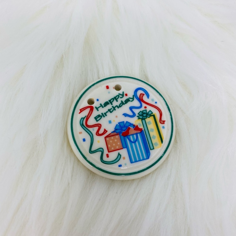 Longaberger “Happy Birthday” Tie On